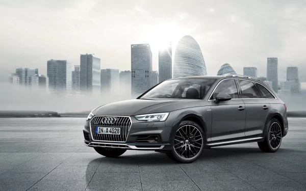 silver car car Audi vehicle Audi A4 HD Desktop Wallpaper | Background Image