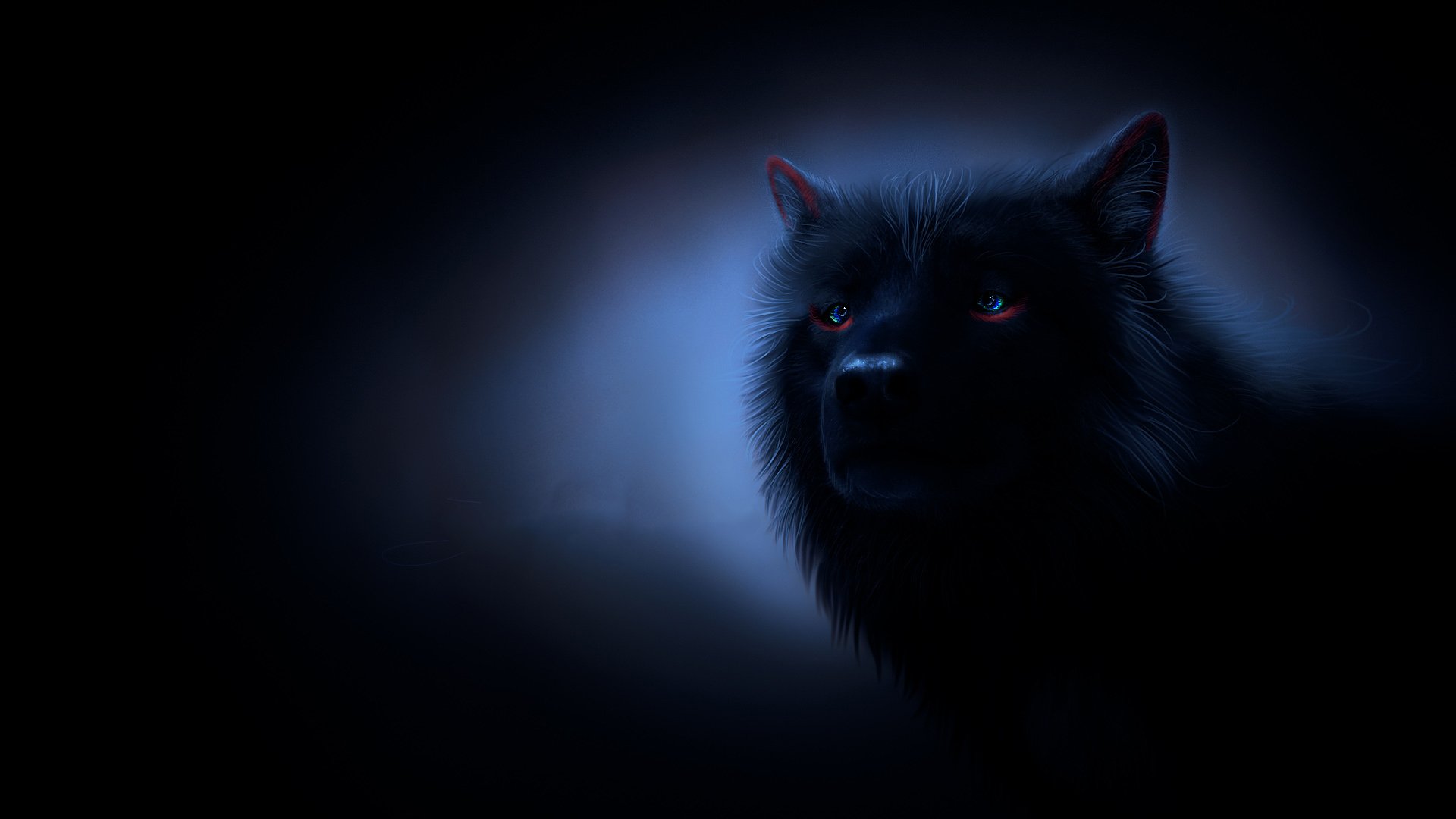 Download Fantasy Wolf Hd Wallpaper 