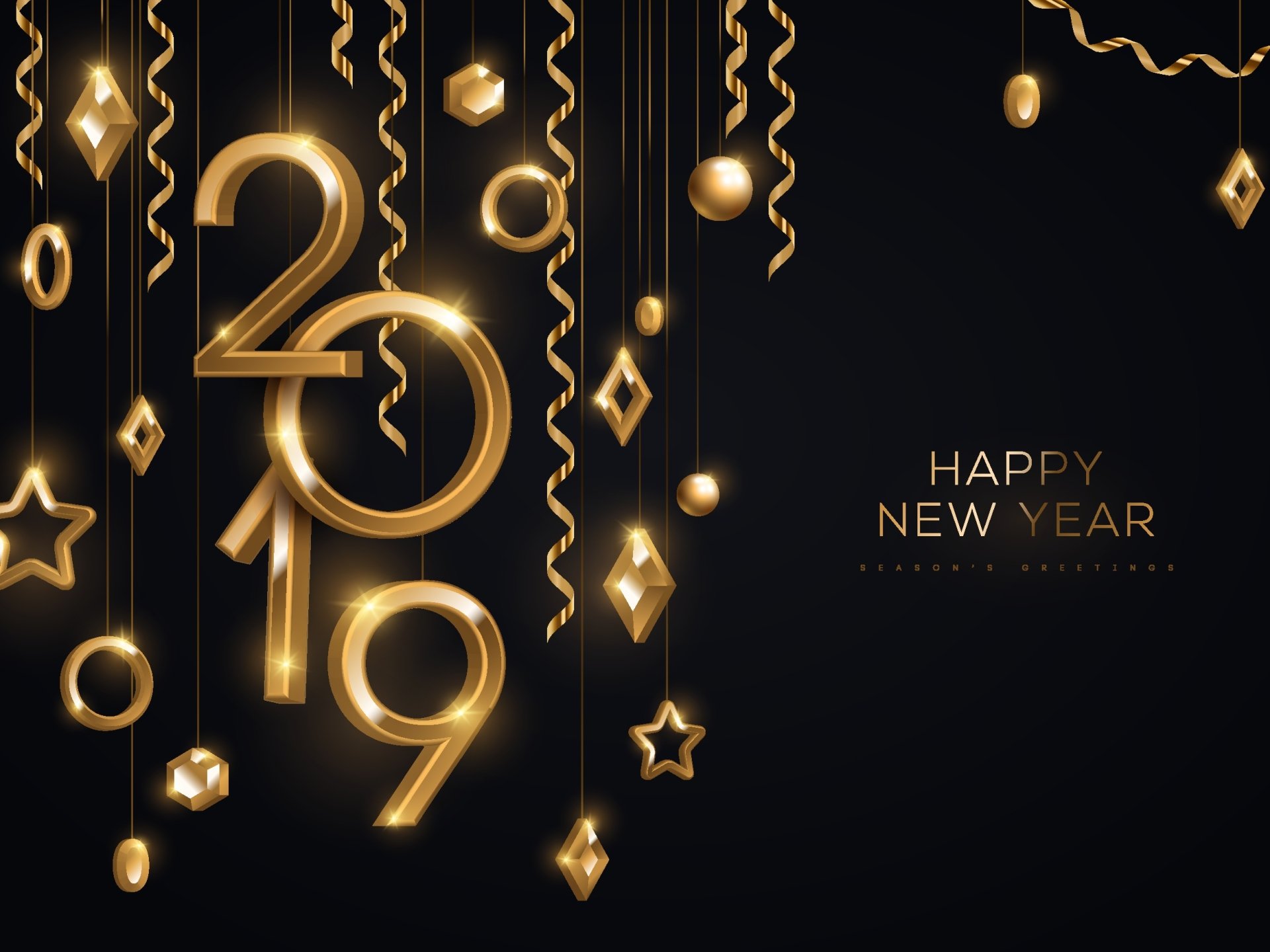 Download Happy New Year Holiday New Year 2019 HD Wallpaper
