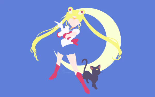 Luna (Sailor Moon) Anime Sailor Moon HD Desktop Wallpaper | Background Image
