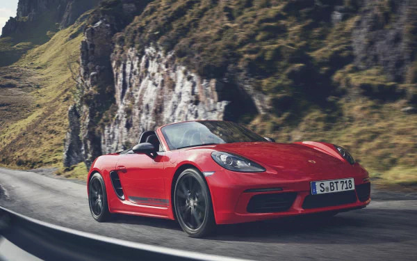 car Porsche vehicle Porsche 718 Boxster GTS HD Desktop Wallpaper | Background Image