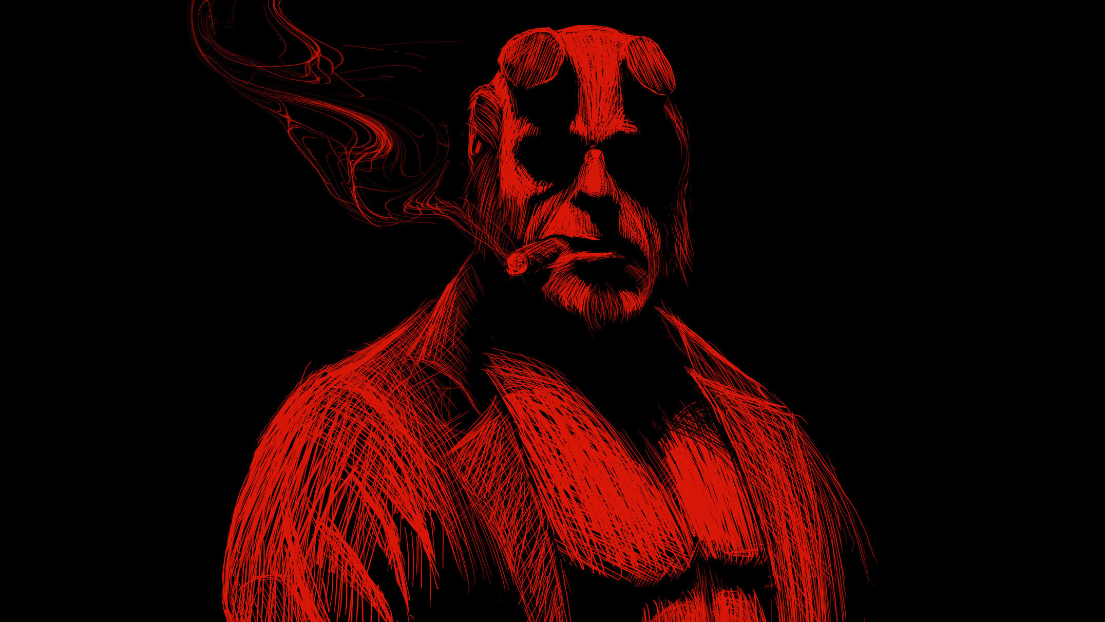 Hellboy HD Wallpaper by Red Trujillo