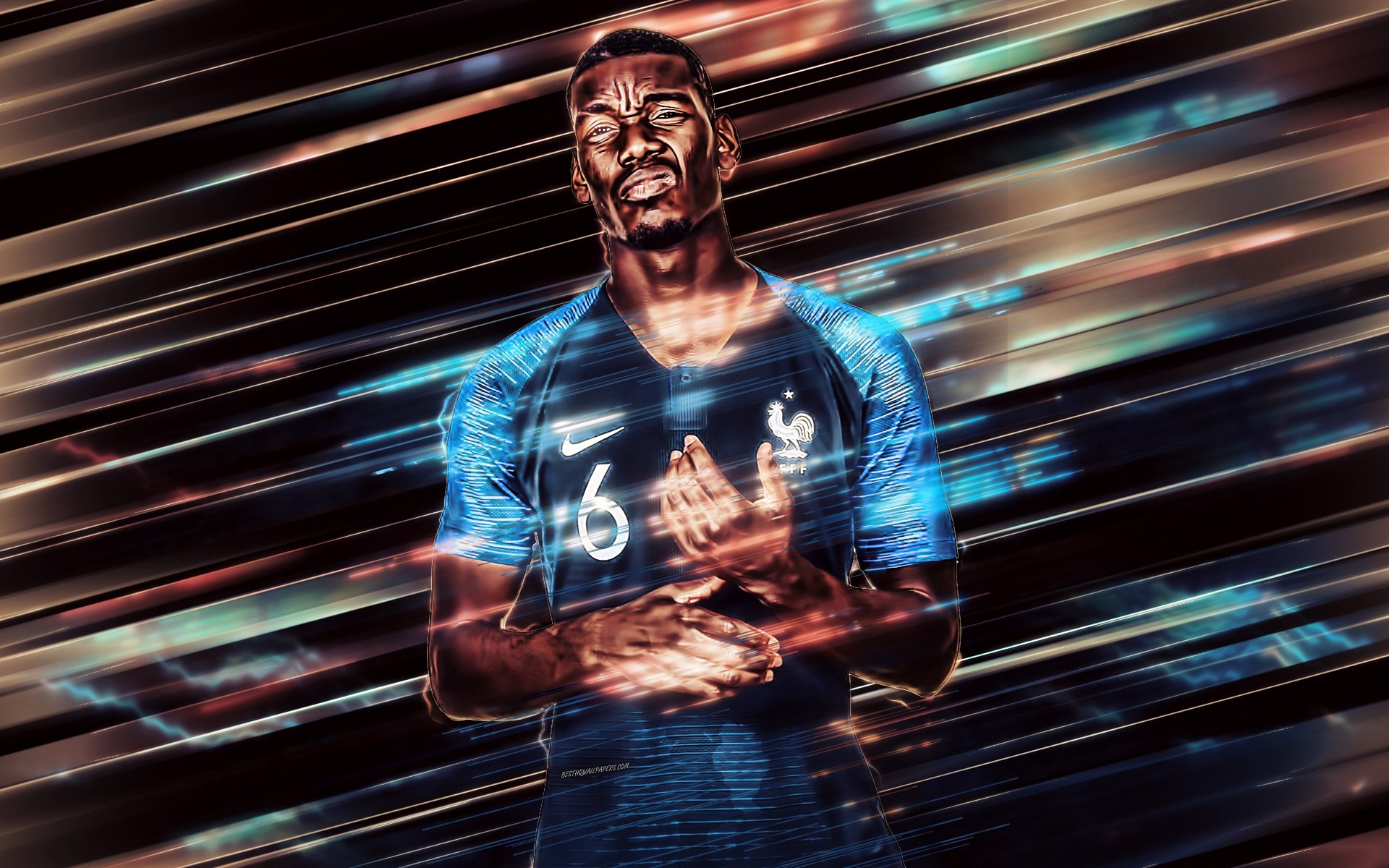 Download Soccer French Paul Pogba Sports 4k Ultra HD Wallpaper