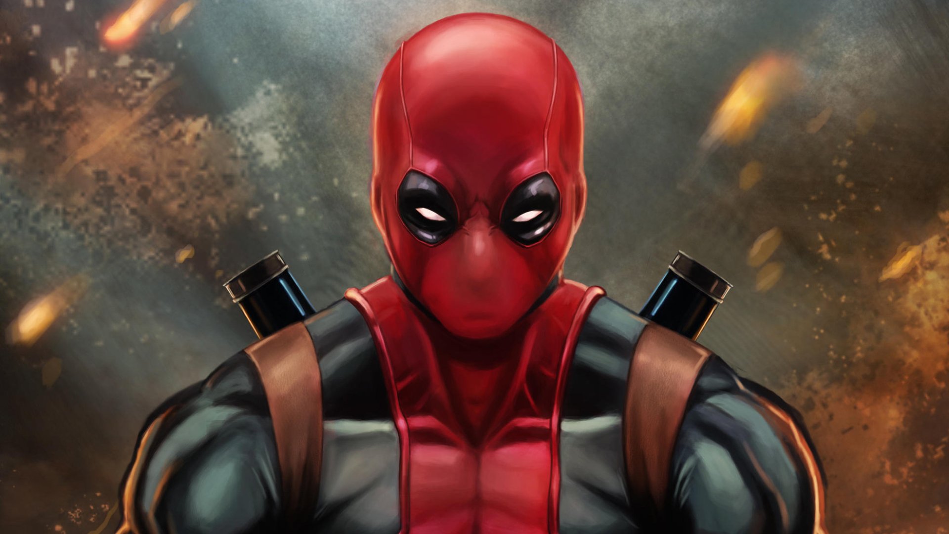 Download Comic Deadpool HD Wallpaper by Andrew Sebastian Kwan
