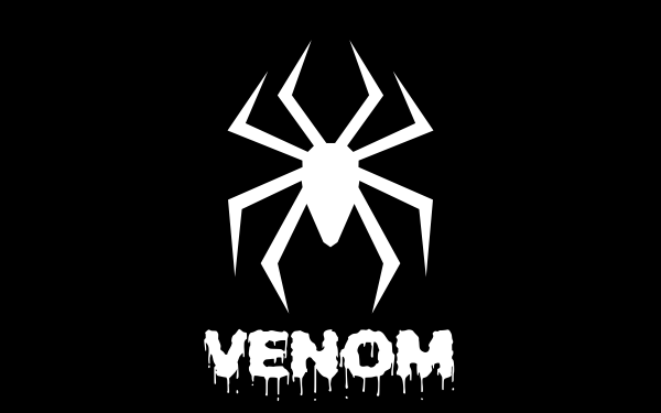 Movie Venom Symbol Shapes Black HD Wallpaper | Background Image