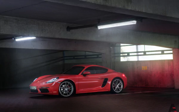 car Porsche Porsche 718 Cayman GTS vehicle Porsche 718 Cayman HD Desktop Wallpaper | Background Image