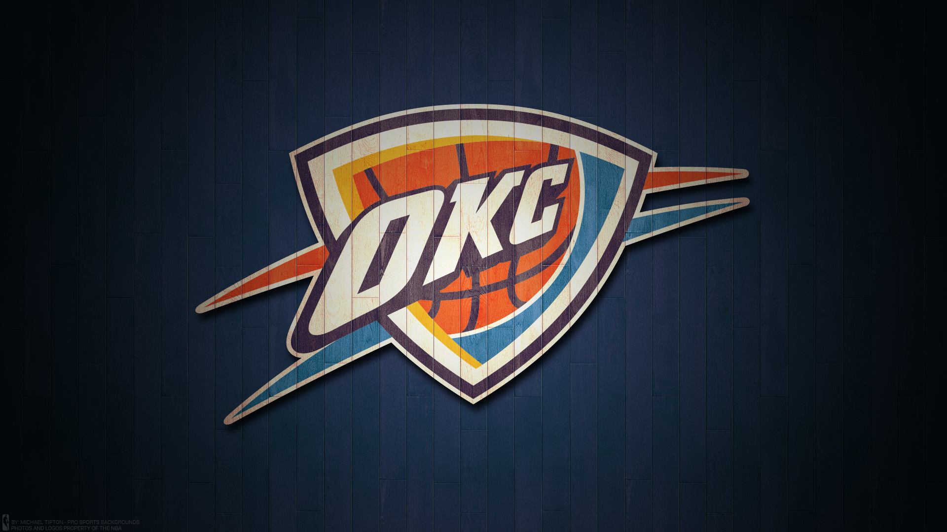 Download NBA Basketball Logo Oklahoma City Thunder Sports HD Wallpaper ...