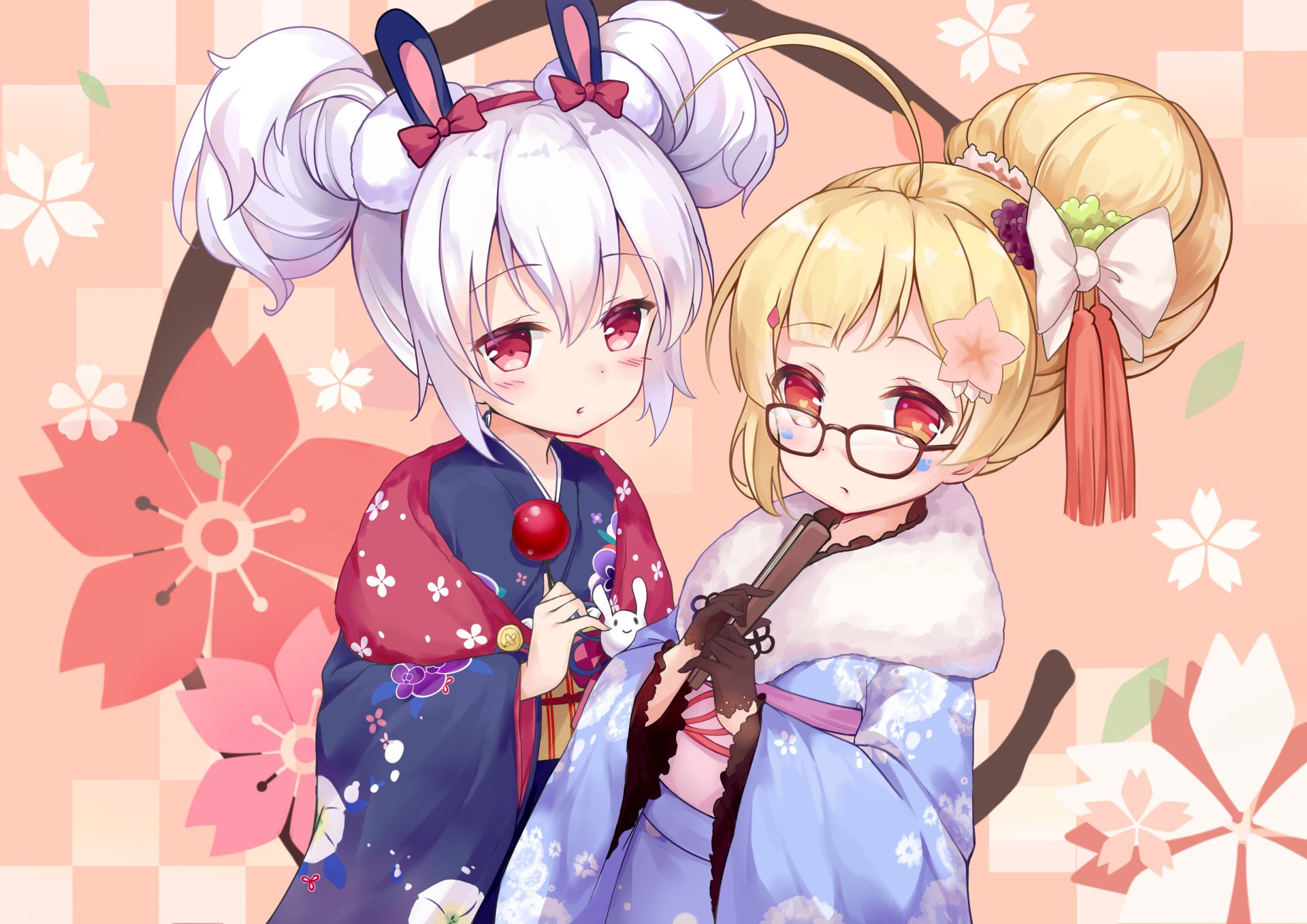 Dynamic Duo: Laffey and Eldridge 4K HD Wallpaper by 雨宮残念