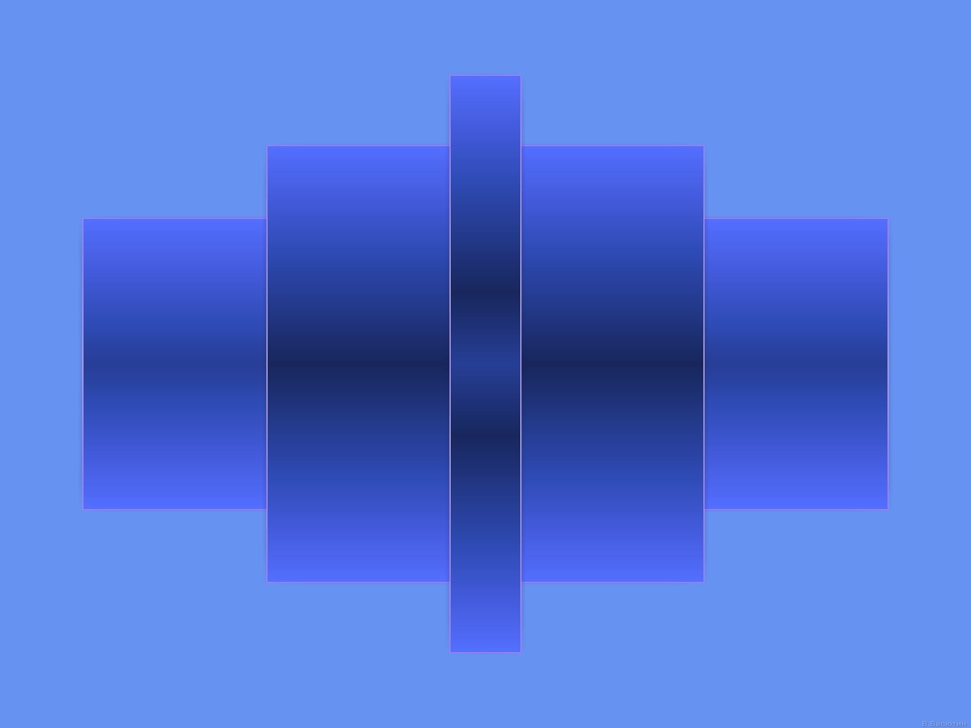 Download Geometry Square Abstract Blue Abstract Blue HD Wallpaper