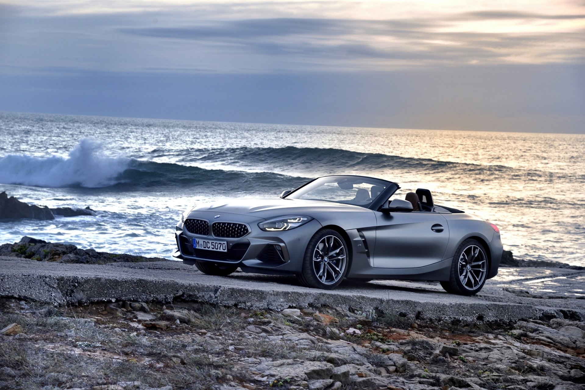 Download Cabriolet Silver Car Car BMW Vehicle BMW Z4 4k Ultra HD Wallpaper