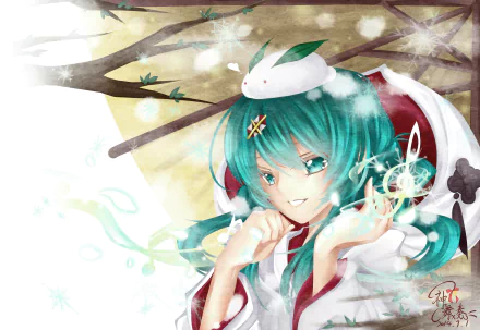 Hatsune Miku Anime Vocaloid HD Desktop Wallpaper | Background Image