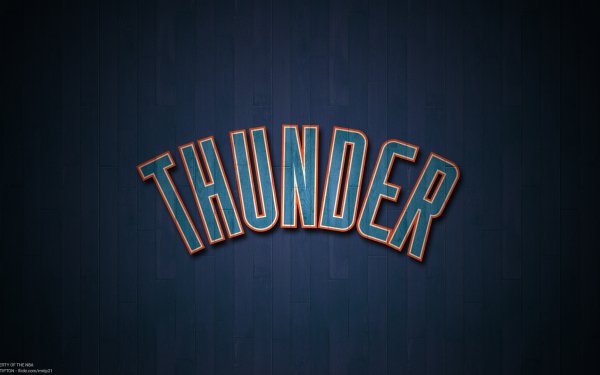 Sports Oklahoma City Thunder Basketball Emblem NBA HD Wallpaper | Background Image