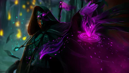 magic purple eyes glowing eyes fantasy sorcerer HD Desktop Wallpaper | Background Image