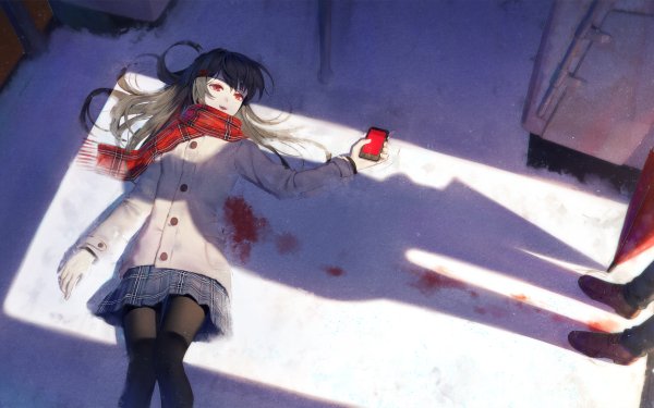 Anime Original Phone Blood HD Wallpaper | Background Image
