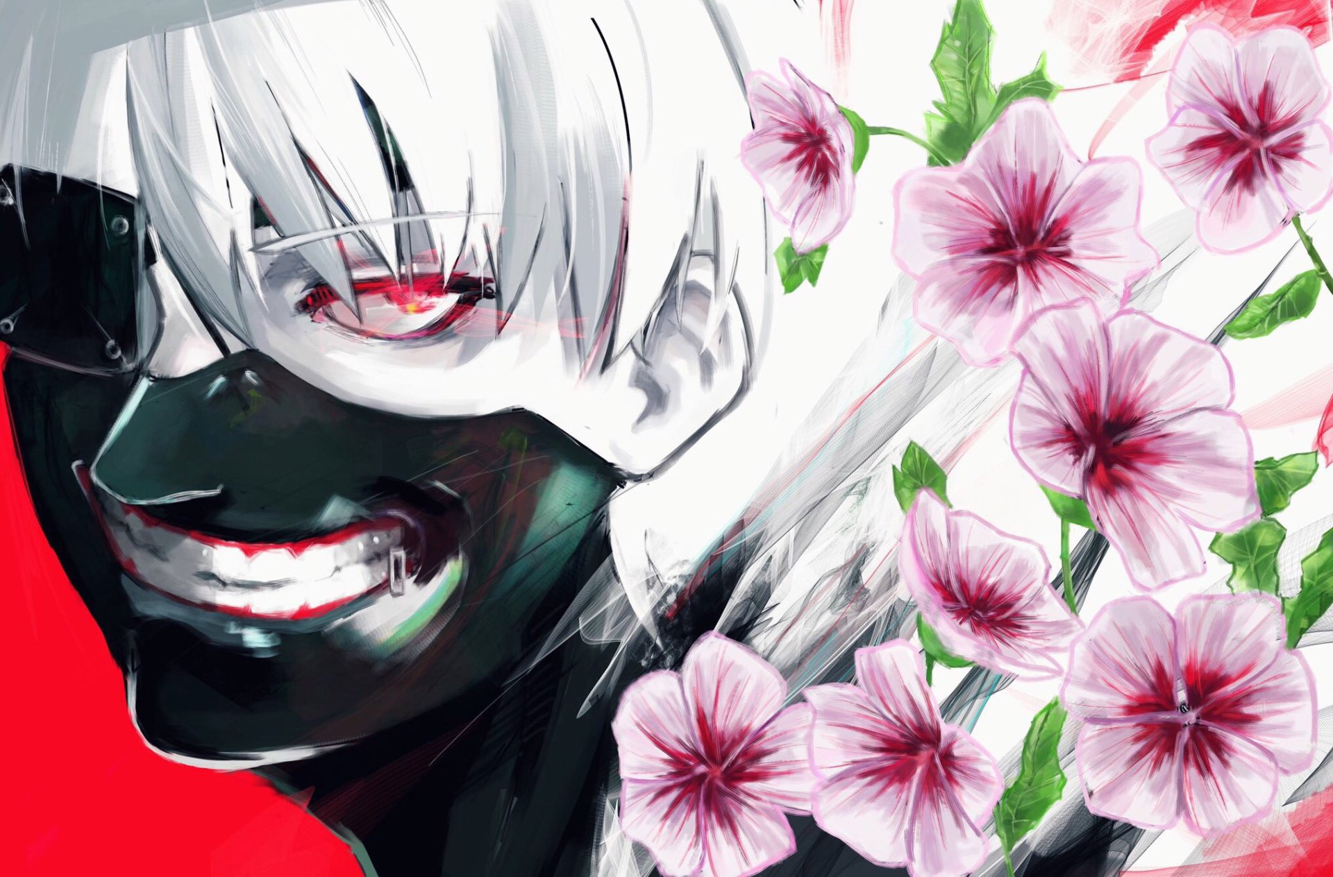 Steam Workshop::Tokyo Ghoul – Unravel Violin Cover with Animated Kaneki Ken  Holding Flower 60 FPS 1920x1080