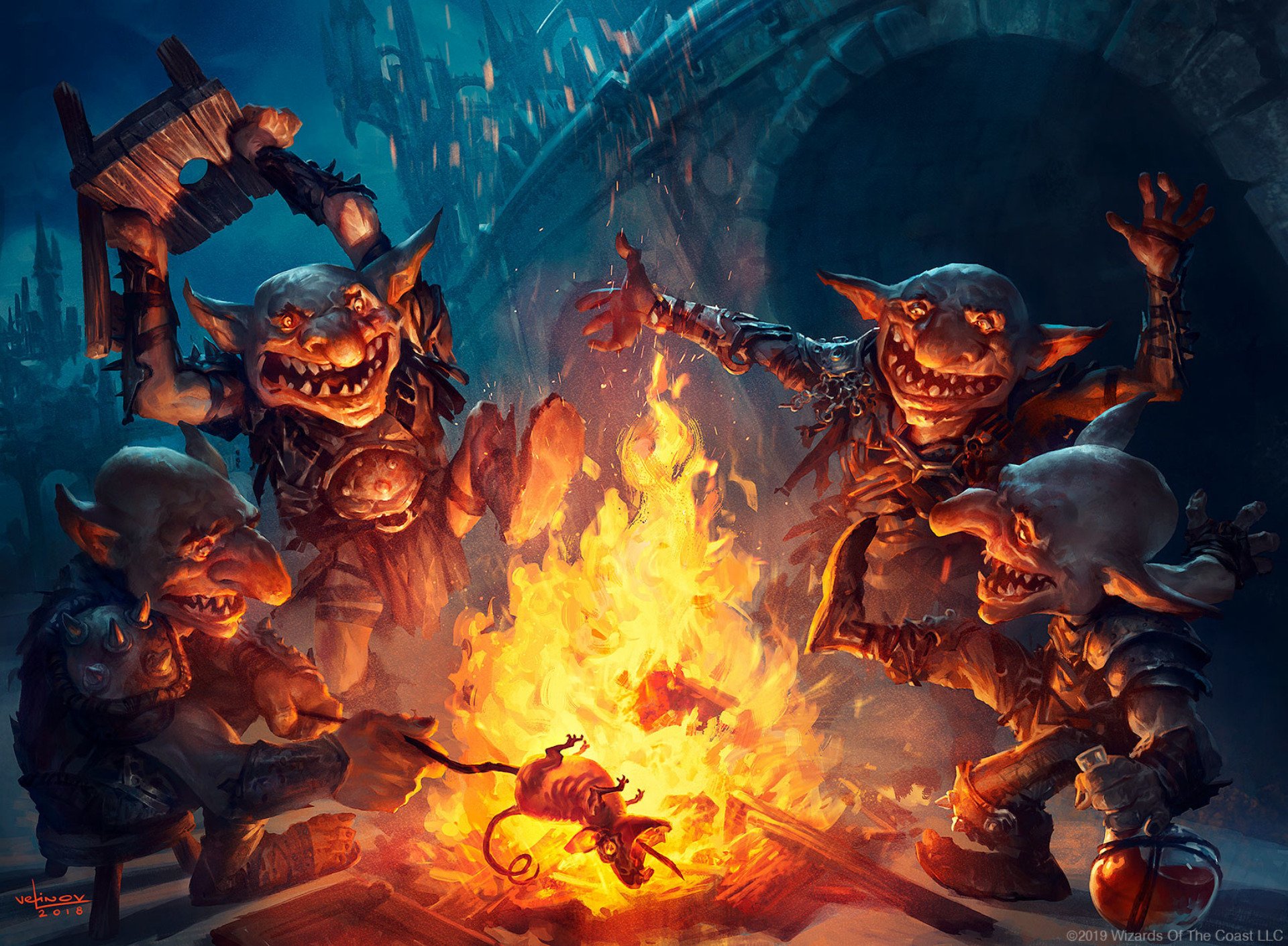 Download Goblin Man Made Magic: The Gathering HD Wallpaper by Svetlin  Velinov