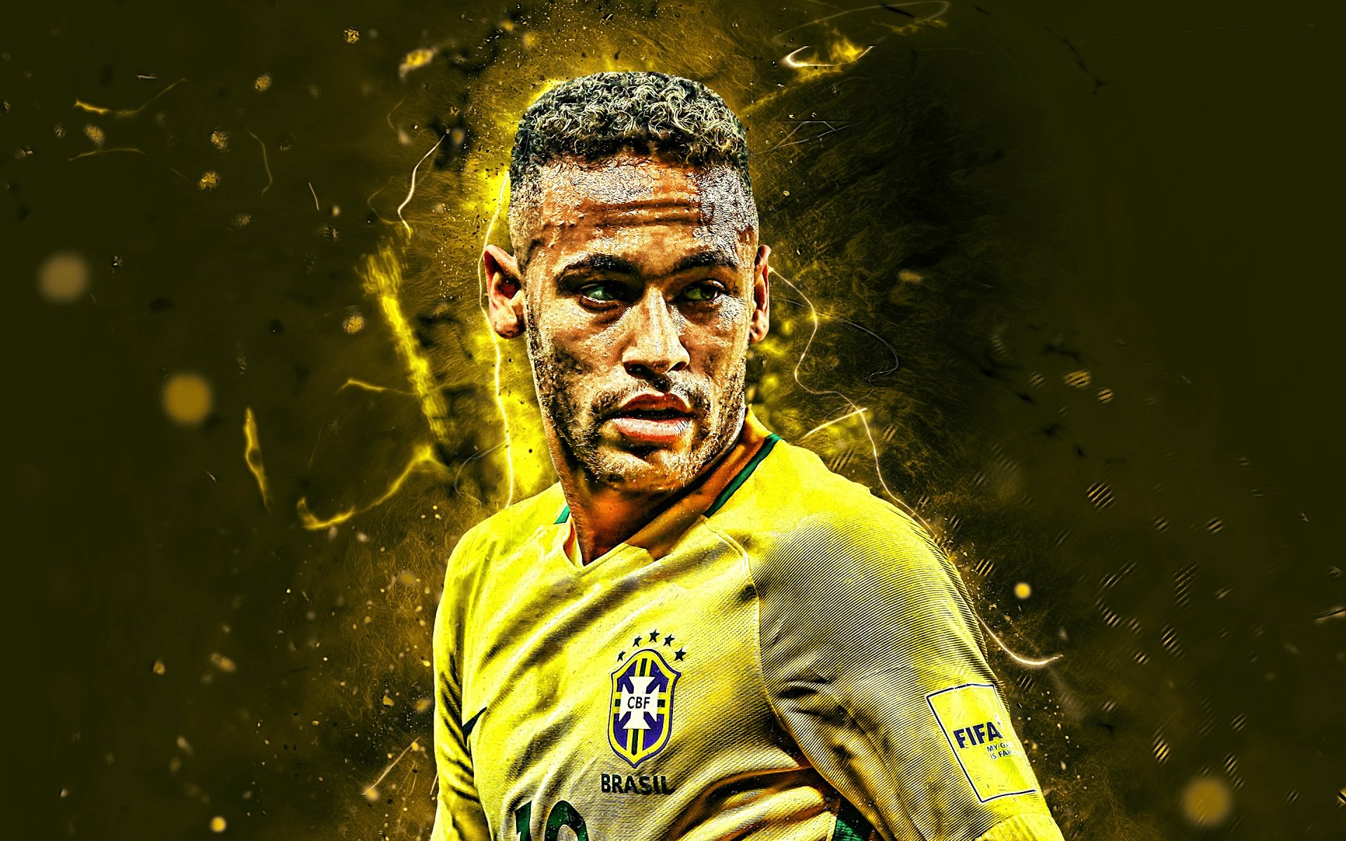 Download Soccer Brazil National Football Team Neymar Sports HD Wallpaper