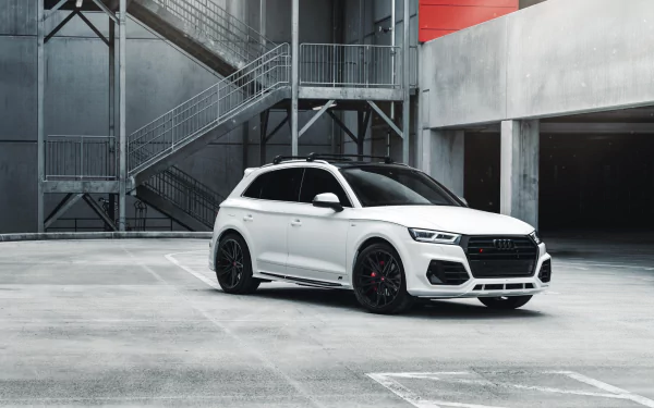 SUV white car car Audi vehicle Audi Q5 HD Desktop Wallpaper | Background Image
