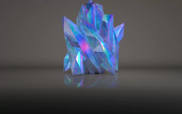 An artistic crystal design - HD desktop wallpaper and background.