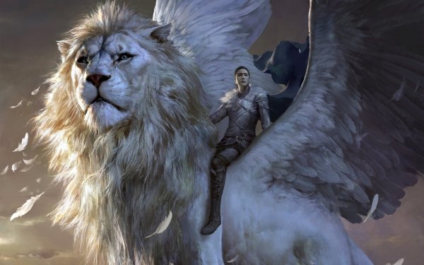 Fantasy Lion Fantasy Animals Creature HD Wallpaper | Background Image