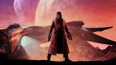 Guardians of the Galaxy Comic Star Lord HD Desktop Wallpaper | Background Image