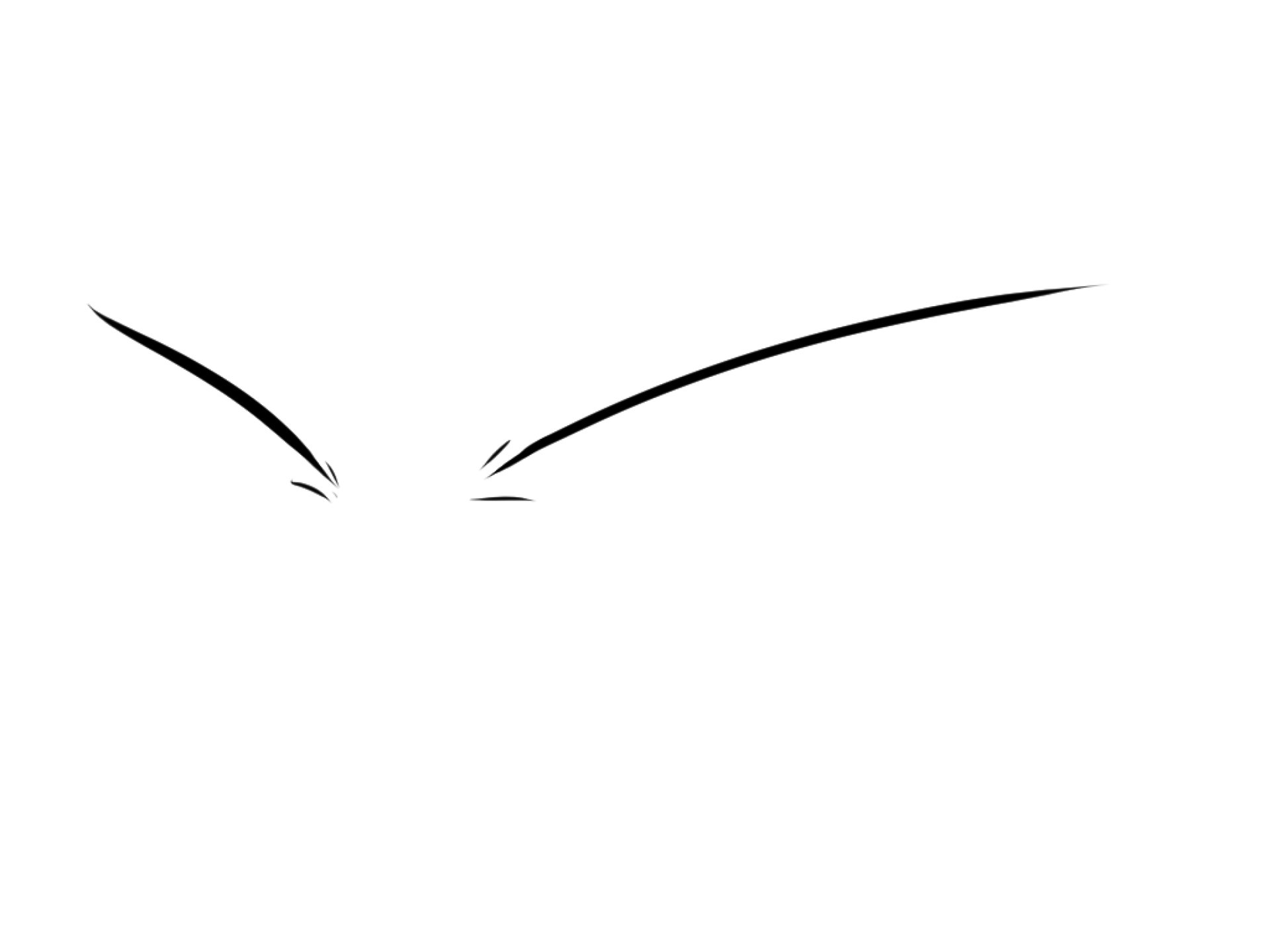 Minimalist HD PC desktop wallpaper featuring the eyes and eyebrows of Rimuru Tempest from the anime That Time I Got Reincarnated as a Slime.