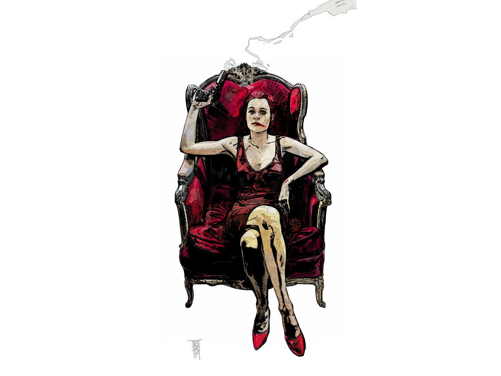 Download Comic Scarlet Wallpaper