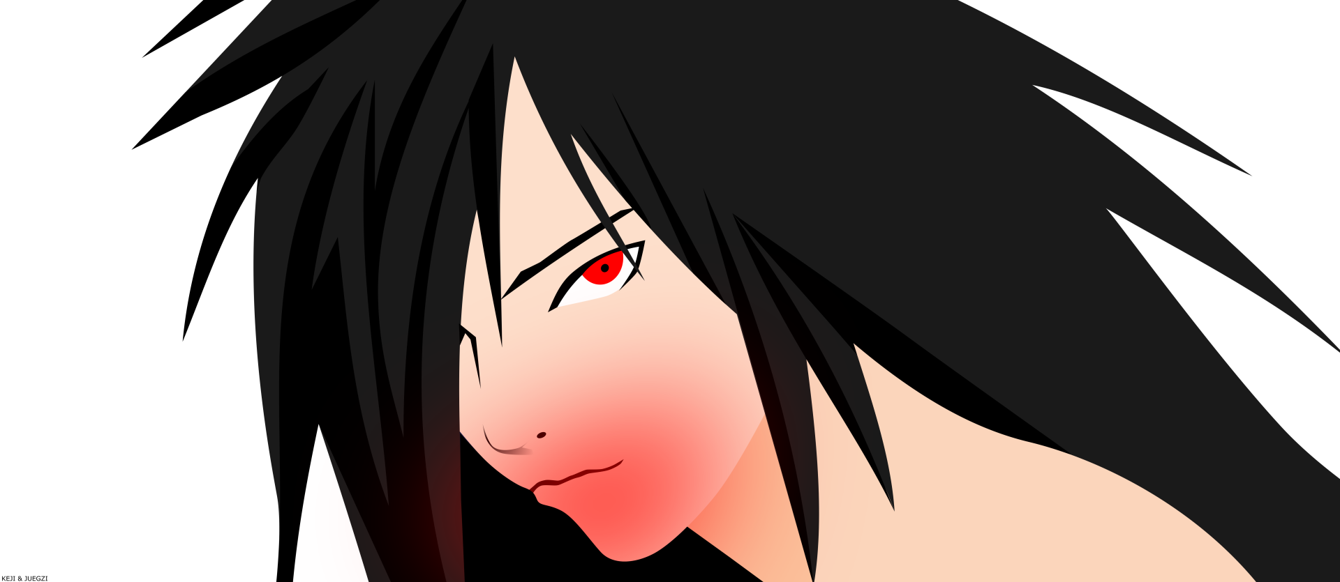 Madara Uchiha Face by KEJI