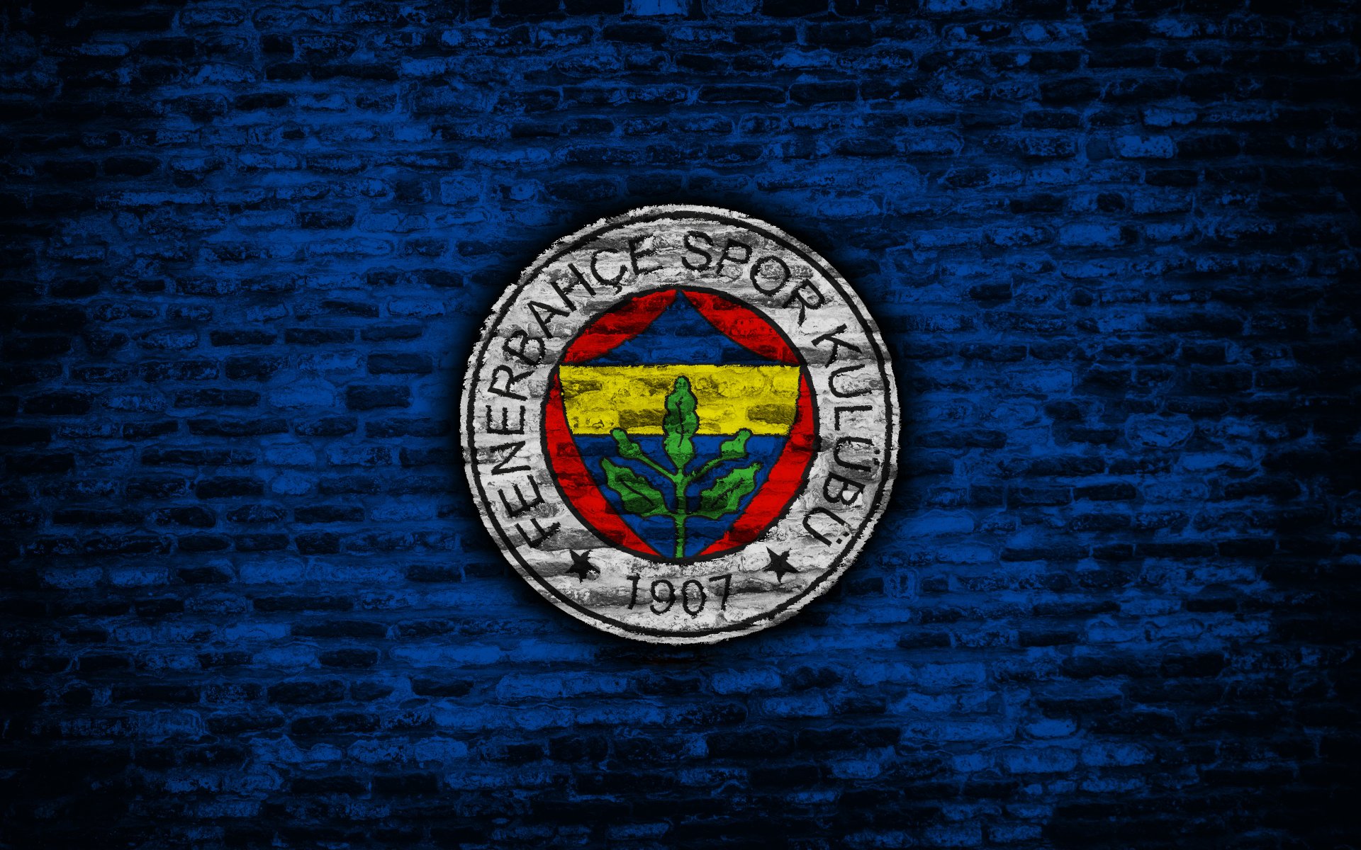 Download Emblem Logo Soccer Fenerbahçe S.K. Sports 4k Ultra HD Wallpaper