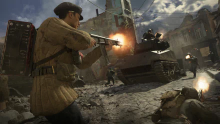 video game Call of Duty: WWII HD Desktop Wallpaper | Background Image