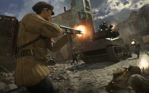 video game Call of Duty: WWII HD Desktop Wallpaper | Background Image