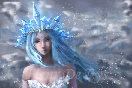  Crystal Maiden by FleurDeLys
