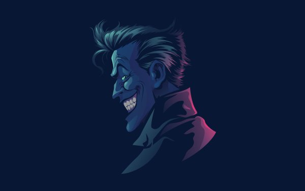 Comics Joker DC Comics Minimalist HD Wallpaper | Background Image