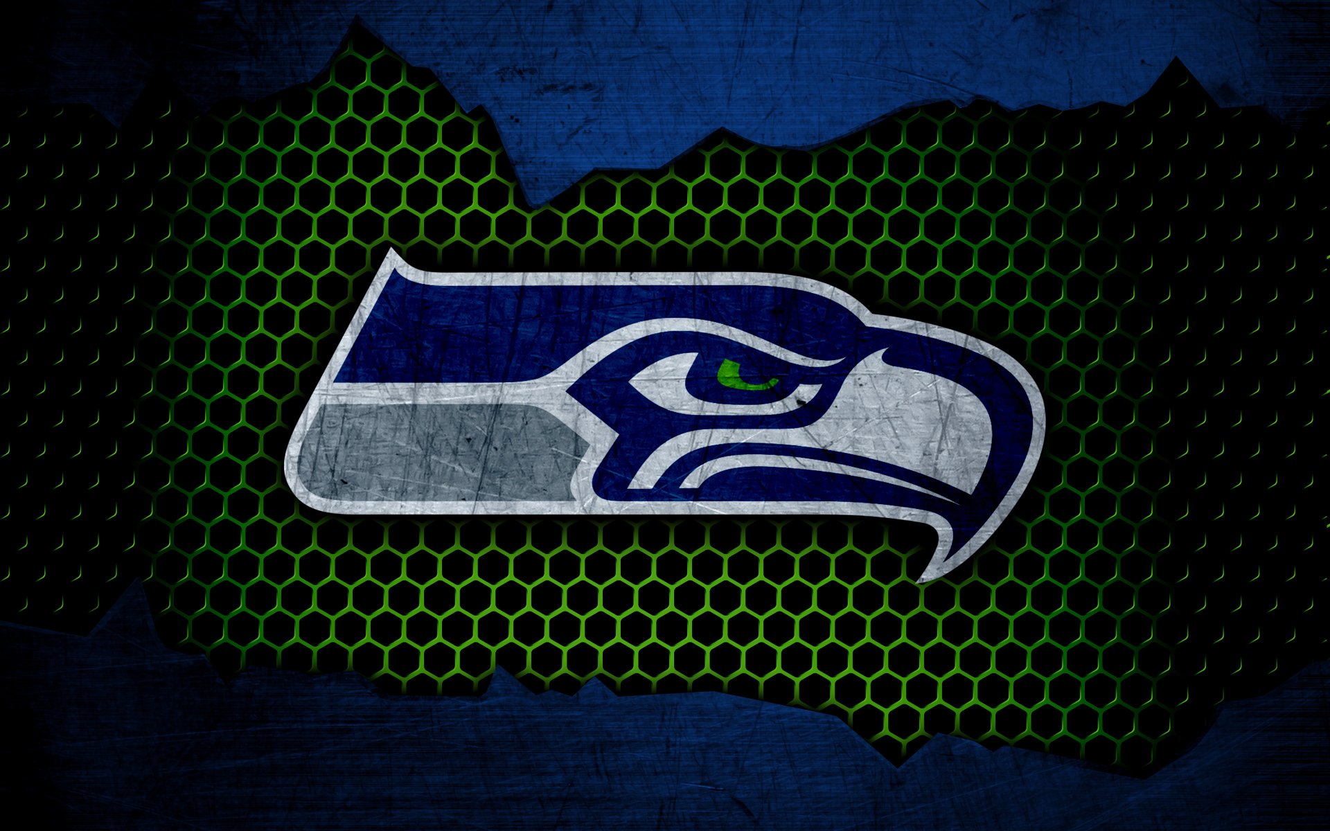 Download NFL Emblem Logo Seattle Seahawks Sports 4k Ultra HD Wallpaper