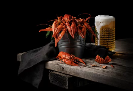 still life beer seafood food lobster HD Desktop Wallpaper | Background Image