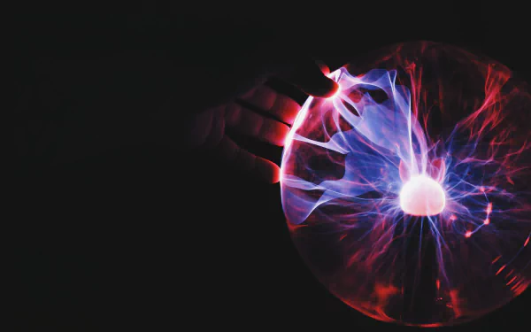 plasma ball lamp artistic light HD Desktop Wallpaper | Background Image