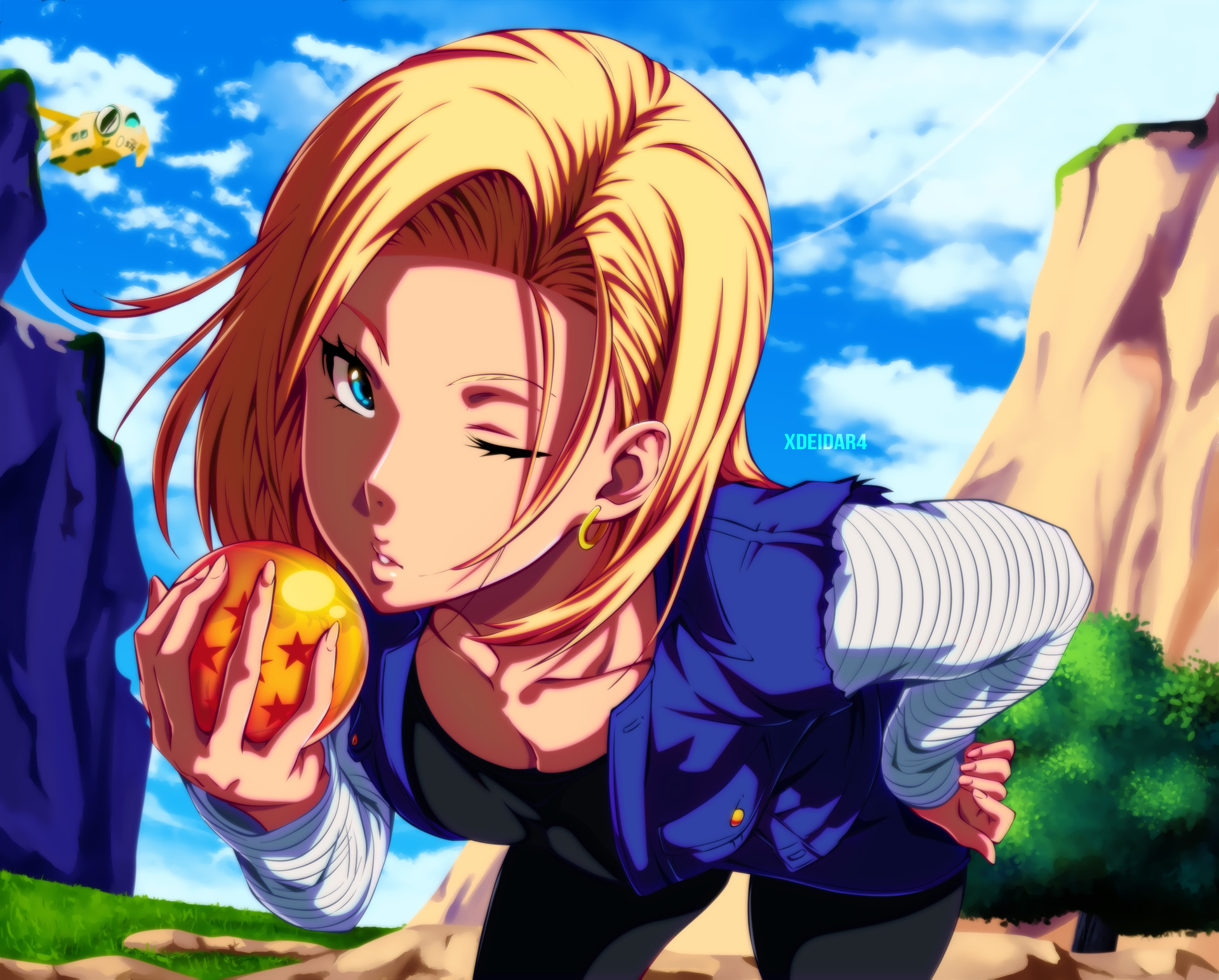 dbz android 18 naked hot