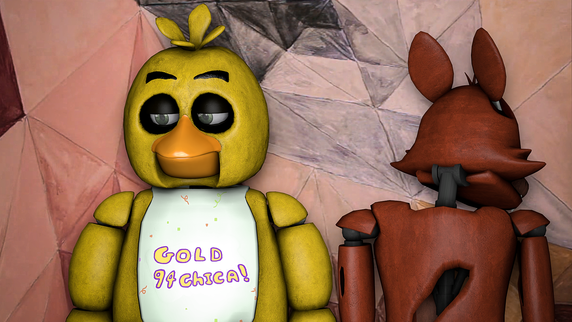 Chica Y Foxy by gold94chica