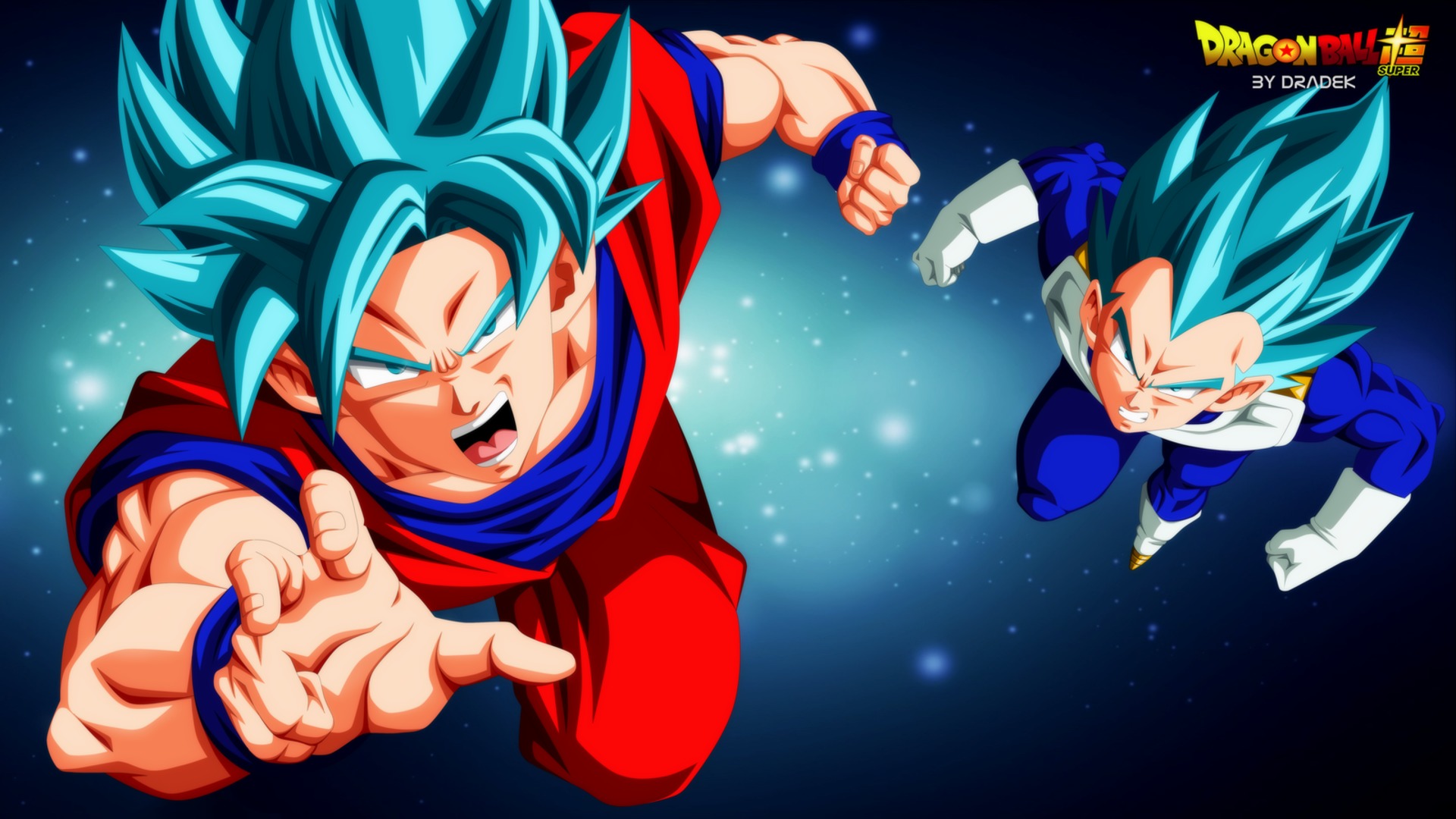 dbz goku and vegeta wallpapers