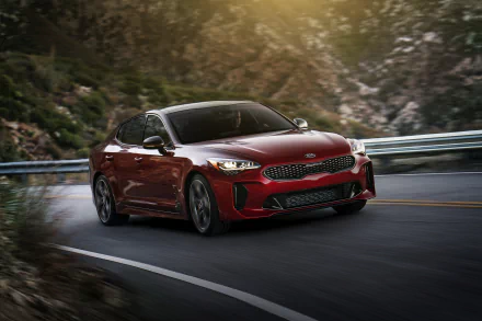 compact car car Kia vehicle Kia Stinger HD Desktop Wallpaper | Background Image