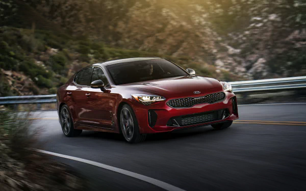 compact car car Kia vehicle Kia Stinger HD Desktop Wallpaper | Background Image