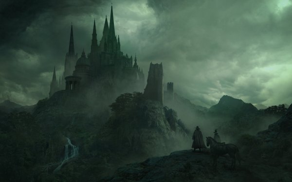 Dark Castle Castles Cloud HD Wallpaper | Background Image