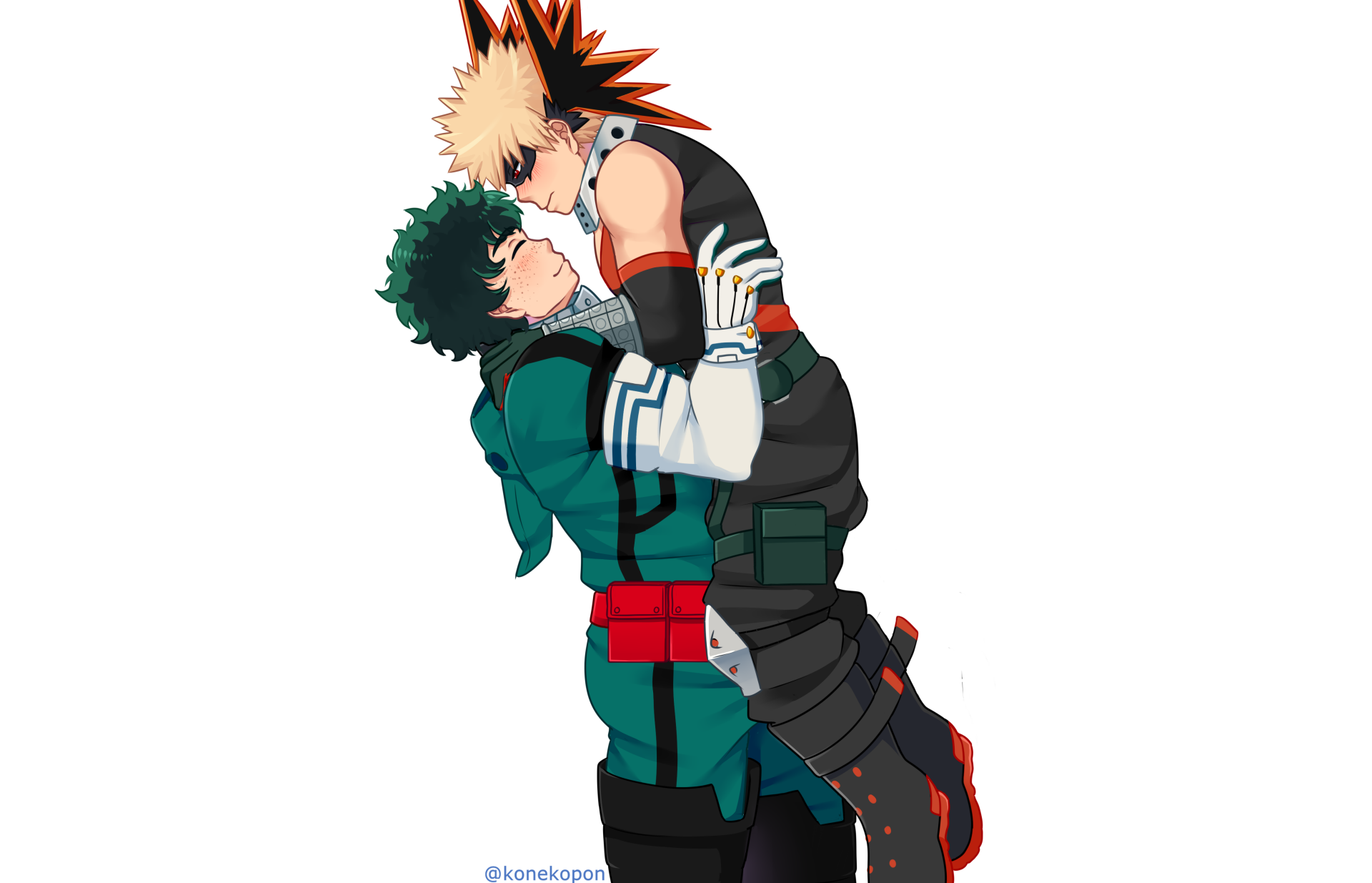 Download Katsuki Bakugou Izuku Midoriya Anime My Hero Academia 4k Ultra HD Wallpaper by softkatsukis