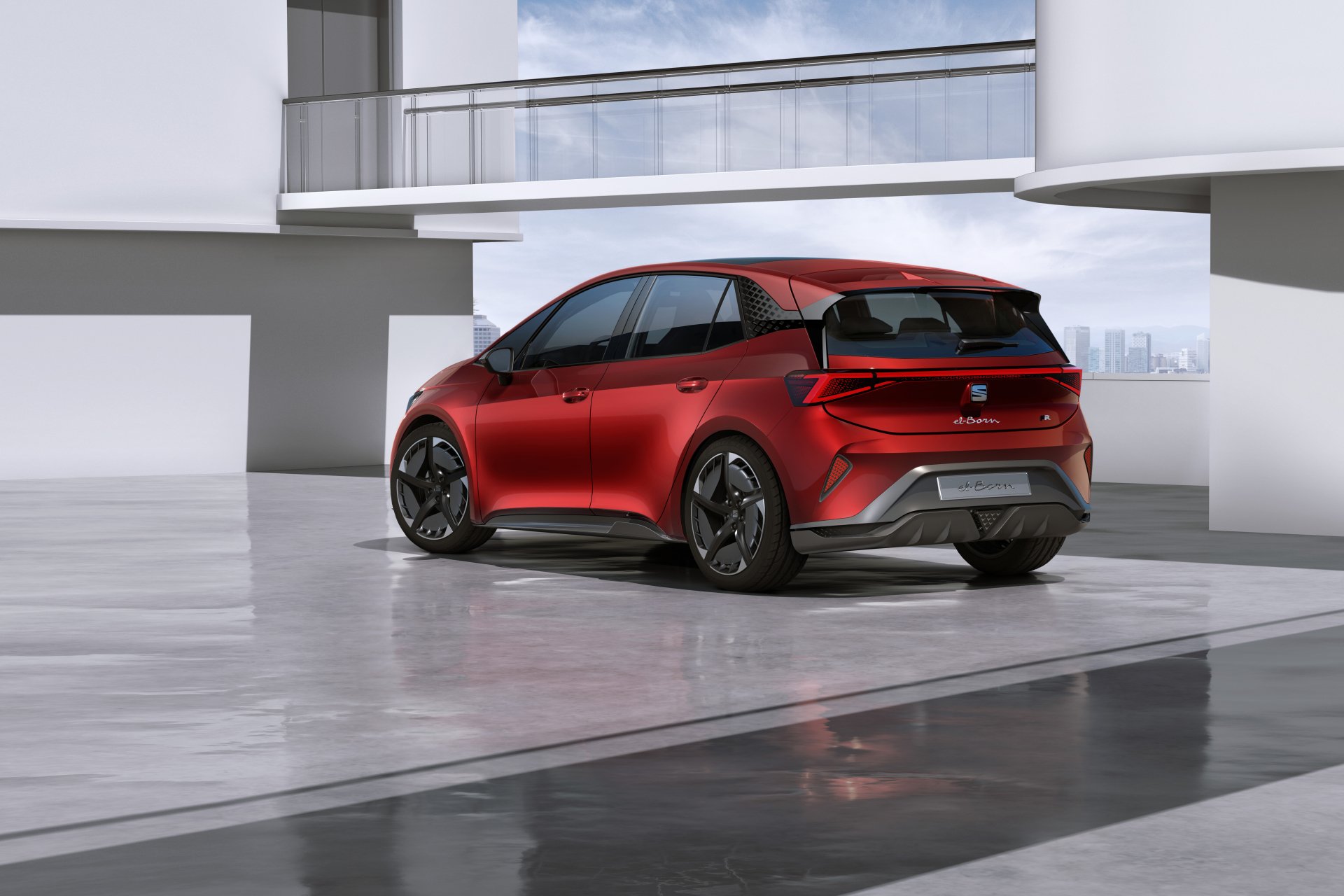 Download Electric Car Car Seat Vehicle Seat El-Born 4k Ultra HD Wallpaper