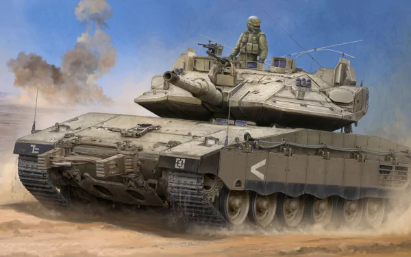 tank military Merkava HD Desktop Wallpaper | Background Image