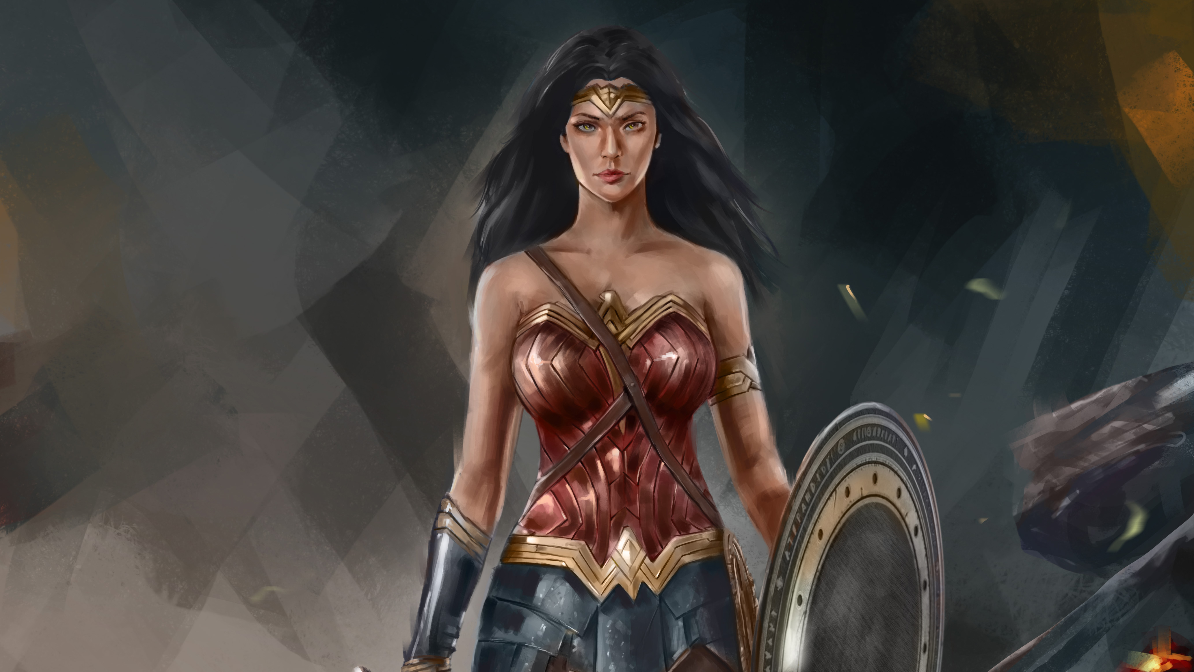 Wonder Woman 4k Ultra Tapeta HD | Tło | 4134x2326 | ID:996280