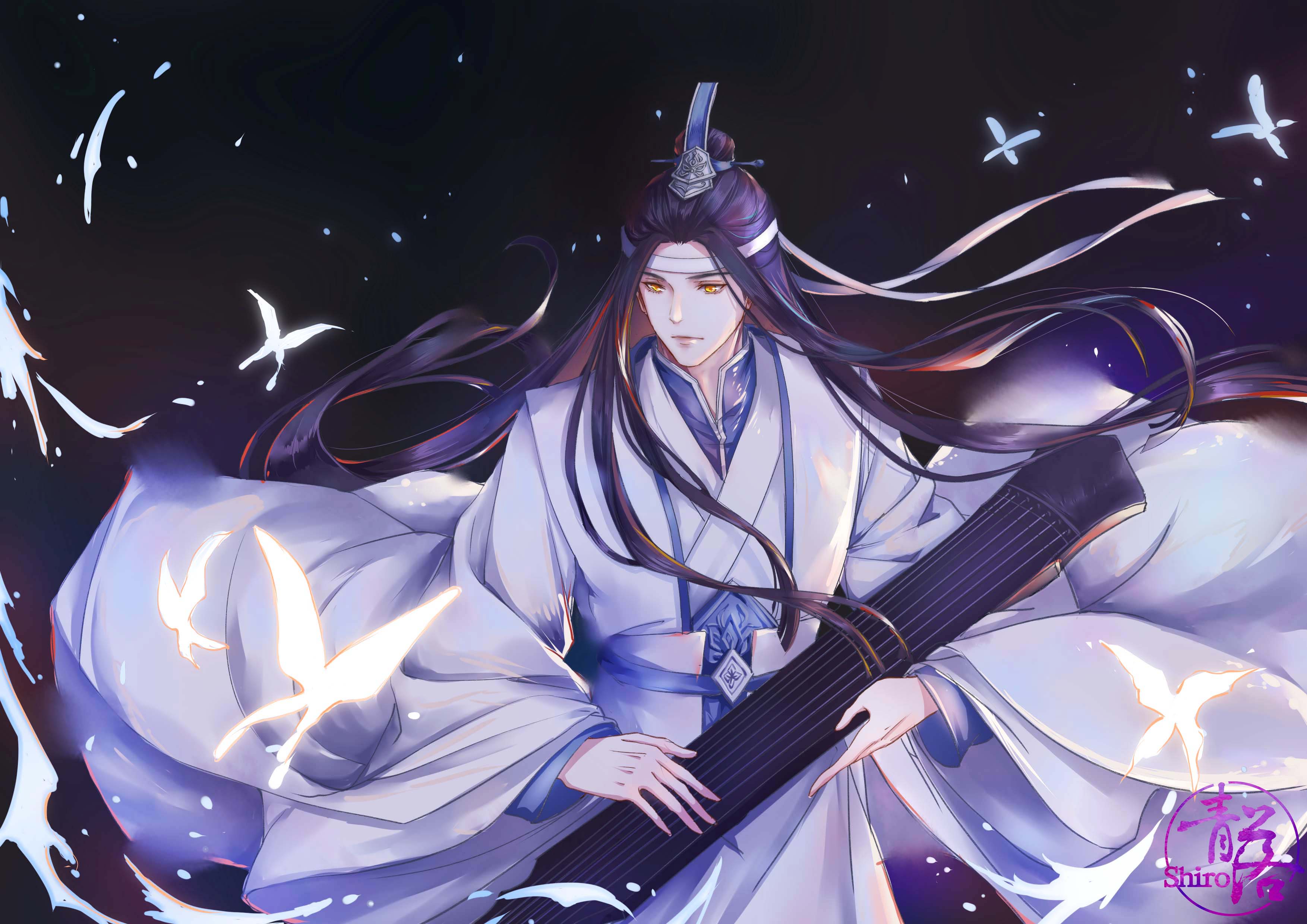 Lan Zhan Anime HD Wallpaper - Mo Dao Zu Shi by 青落