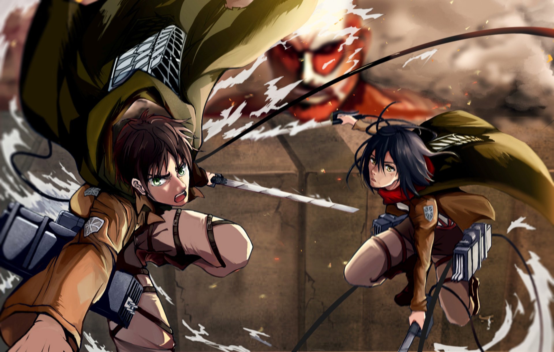 Anime Attack On Titan HD Wallpaper by YuMe