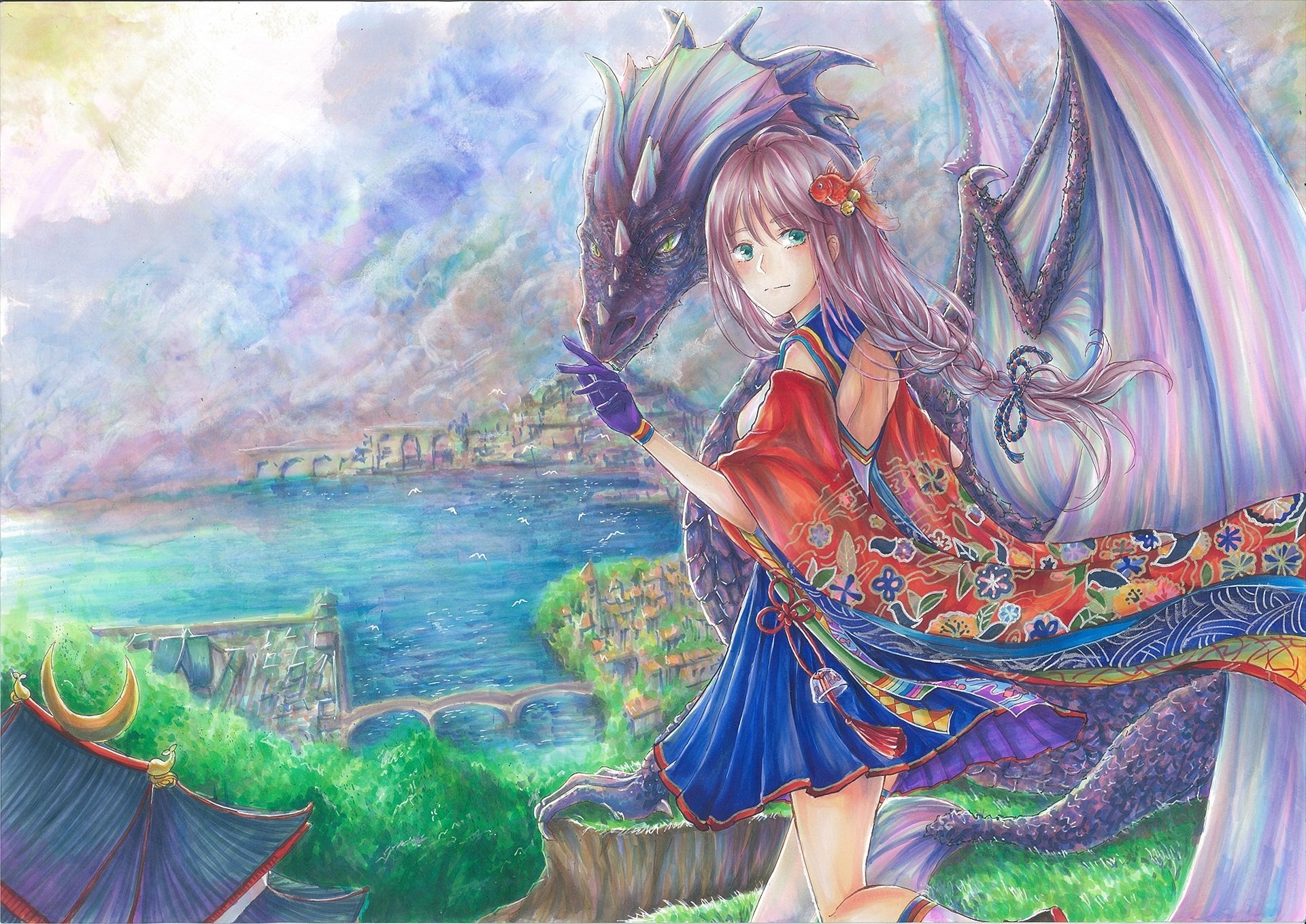 Anime Original HD Wallpaper by Tiarii