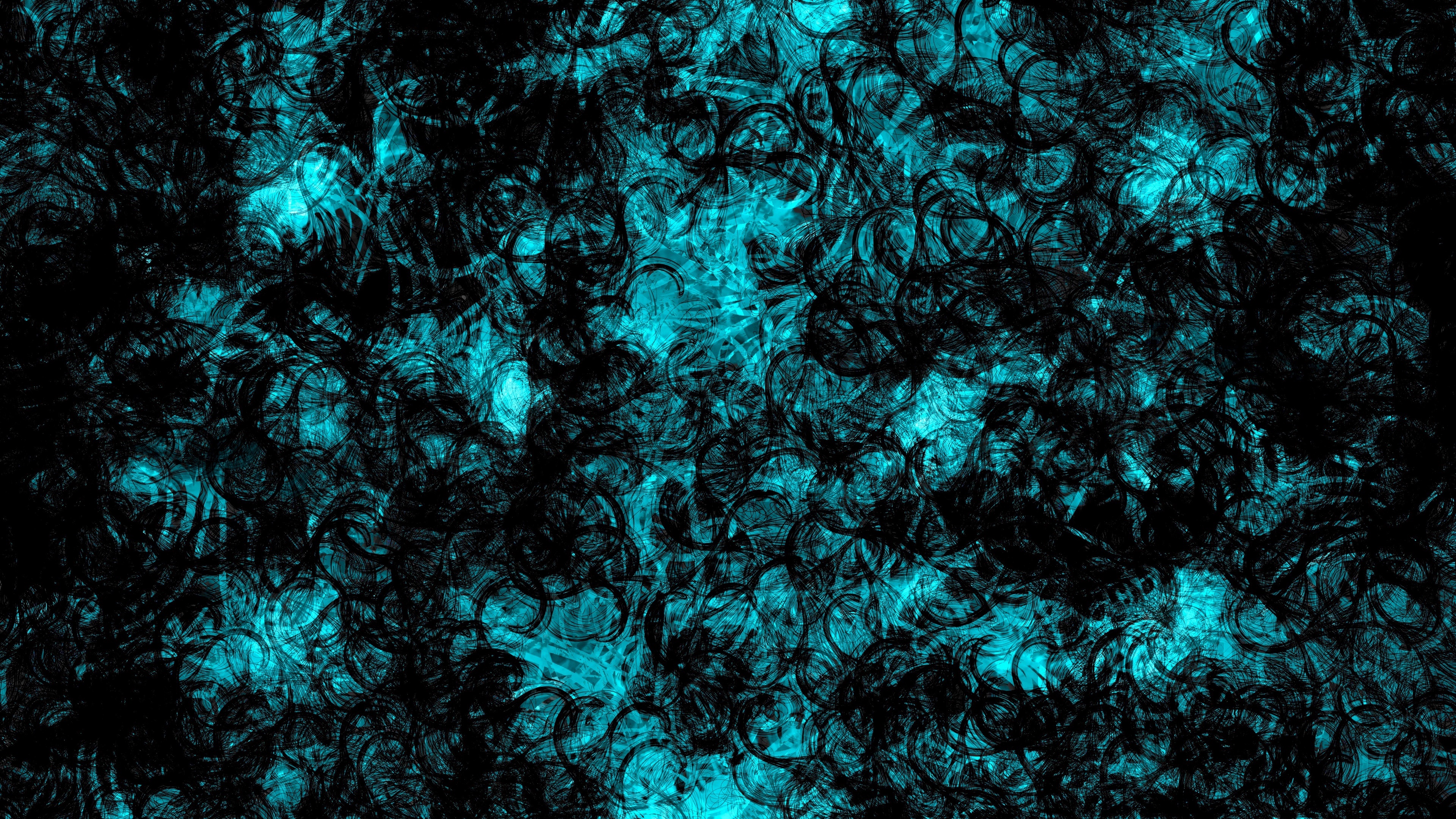 Abstract Turquoise 4k Ultra HD Wallpaper | Background Image | 3840x2160

